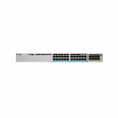 Коммутатор Cisco Catalyst 9300 24-port 1Gb copper with modular uplinks PoE PS 1x715W PoE 445W720W Network Essentials 31853000₽