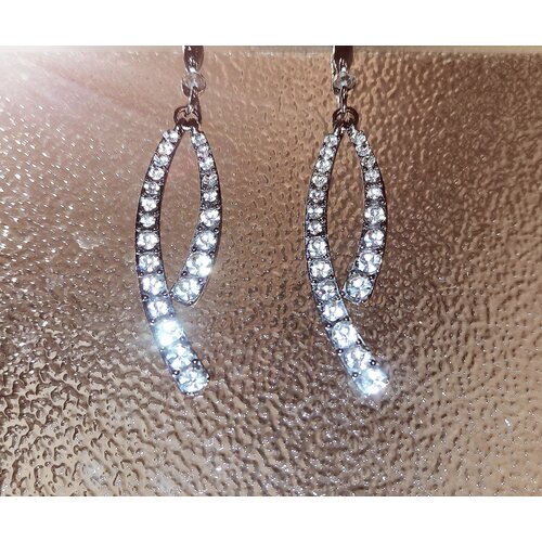 Серьги , серебряный