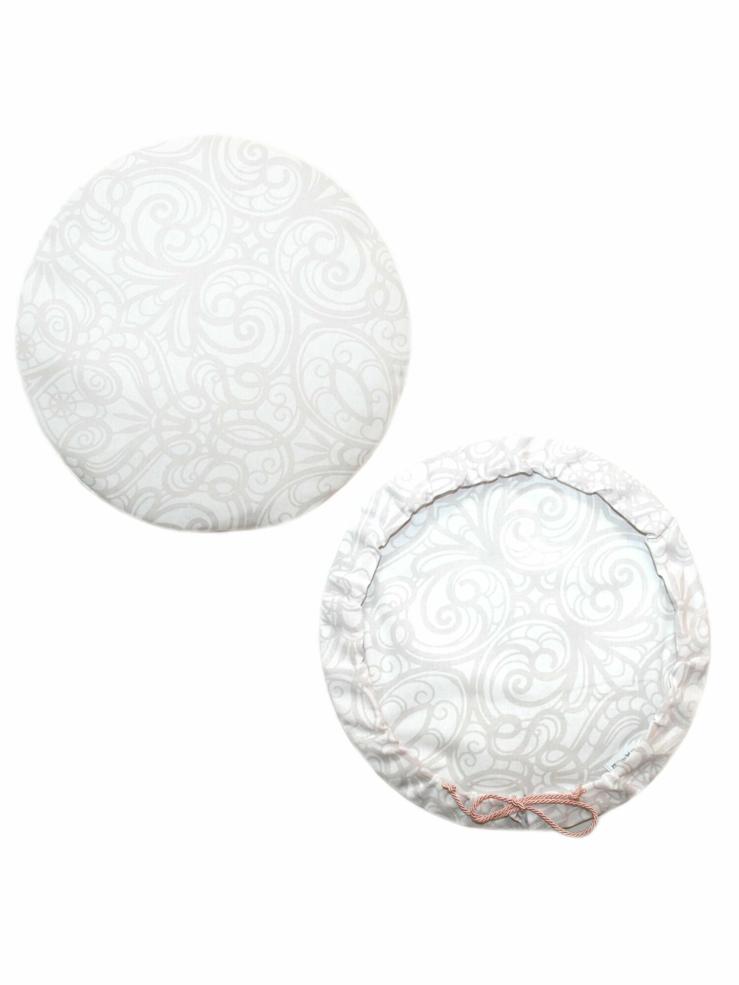 фото Чехол на табурет, пуф, туристический стул с размером сиденья 28-32 см, хлопковый, мягкая форма - 1 шт. Тефия