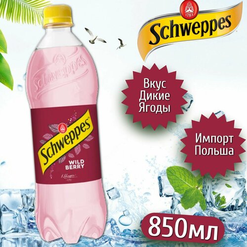 Газированный напиток Schweppes Wild Berry / Швепс Вайлд Берри 850мл (Польша)