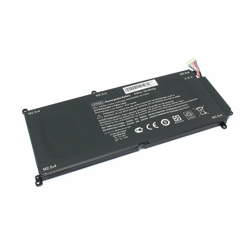 Аккумулятор для ноутбука HP ENVY 15T-AE (HSTNN-DB6X) 11.4V 3600mAh OEM аккумуляторная батарея для ноутбука hp envy 15 hstnn lb6i 2600mah oem черная