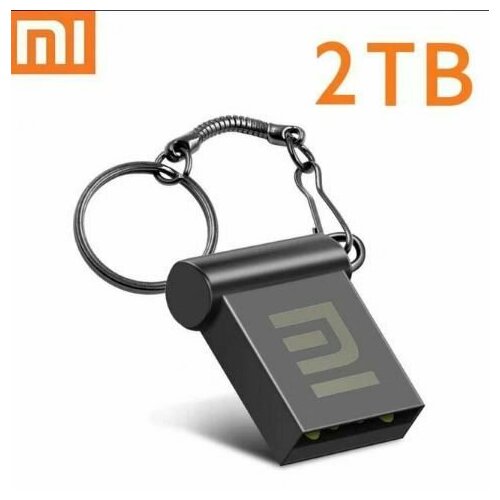 USB-флеш-накопитель Xiaomi USB3.0 OTG - мини флешка 2 ТБ, серый
