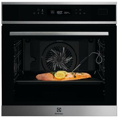 Духовой шкаф Электрический Electrolux EOB7S31X серебристый/черный электрический духовой шкаф electrolux evl6e46x черный