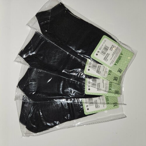 Носки АЛЙША, 12 пар, размер 36/41, черный носки алйша 5 пар размер универсальный белый