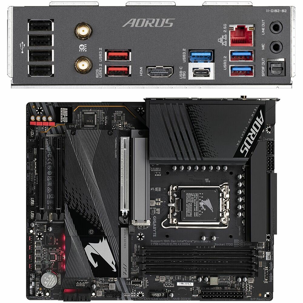 Материнская плата Gigabyte Z790 AORUS ELITE AX DDR4 - фото №5