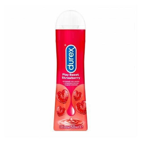 Гель-смазка Play Sweet Strawberry аромат клубники Durex 50 мл