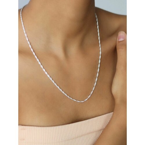 Цепь Vera Light, серебро, 925 проба, длина 55 см, средний вес 5 г, , серебристый