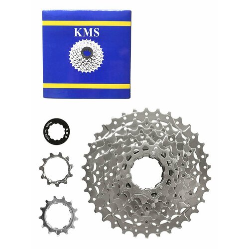 Кассета 11-34Т 8 скоростей серебристая (хром) KMS 3052610-834