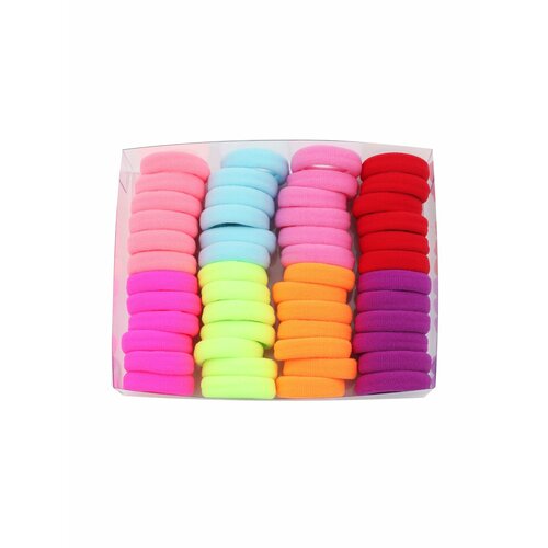 Цветные резинки для волос 8 ярких цветов набор 50 шт 450₽
