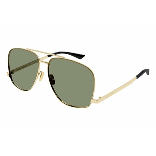 Солнцезащитные очки Saint Laurent, зеленый saint laurent sl m91 003 59 золотой металл