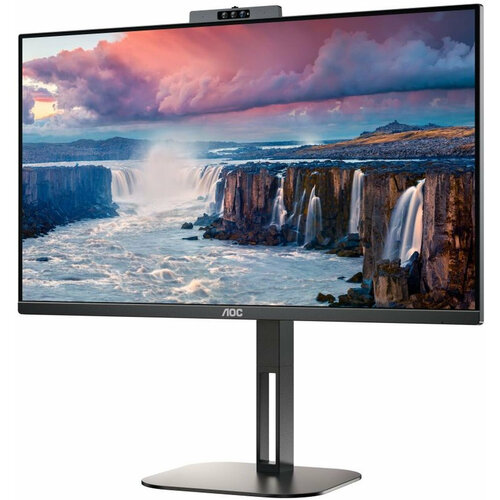 Монитор AOC 23.8 24V5CW черный IPS LED 1ms 16:9 HDMI M/M Cam матовая HAS Piv 300cd 1920x1080 75Hz DP FHD USB 6.1кг монитор aoc 27 ips 2560x1440 75hz 300cd m2 16 9