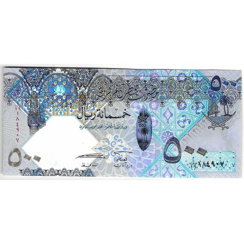 катар 100 риалов 2007 г мечеть шейха аль шахаб unc Банкнота 500 риалов 2007 Катар