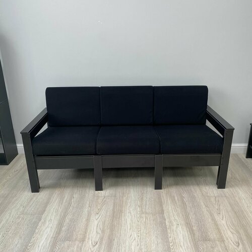 Диван Айдахо New Victoria трехместный каркас черный велюр черный 14723₽