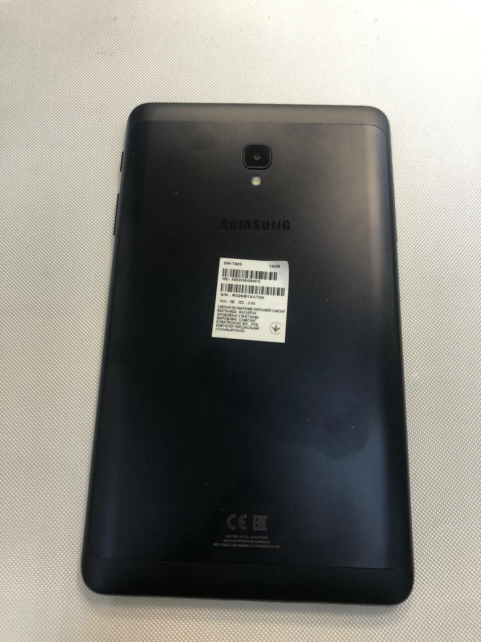 Планшет Samsung Galaxy Tab A 8.0 SM-T385 (2017), RU, 2 ГБ/16 ГБ, black