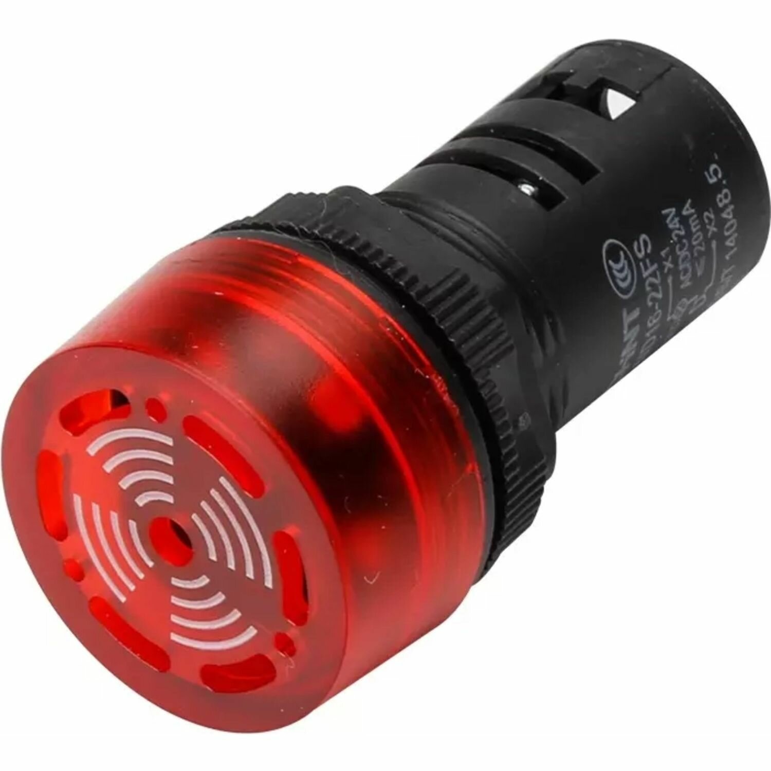 Сигнализатор звуковой ND16-22FS Φ22 мм красный LED AC/DC24В (R)