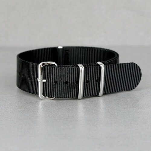 Ремешок Ruby-Ruby, фактура полуглянцевая, размер 18, черный