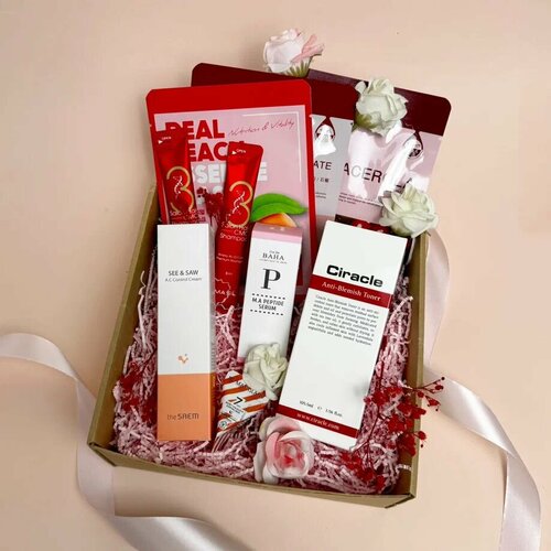 Набор для лица «Энергия преображения» / Набор для ухода подарочный / Набор для лица / Подарочный набор / Подарочный набор в коробке / Косметический набор / Набор косметики / Бьюти бокс / Подарок для девушки для женщины маме коллеге / иделик