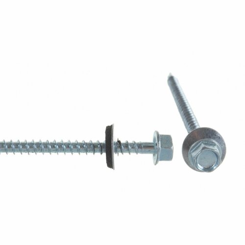 Саморез кровельный, 4,8х80, цинк, 80 шт