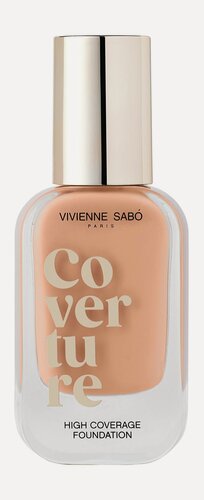 Изображение товара VIVIENNE SABO Тональный крем с плотным покрытием стойкий Coverture, 28 мл, 04