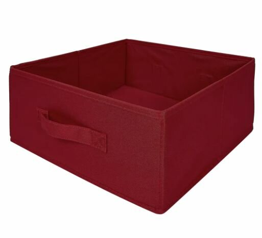 Короб Spaceo KUB 31x31x15 см 14.4 л полипропилен цвет тёмно-красный