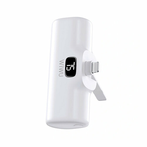 Внешний аккумулятор Wiwu Power Bank Capsule Tail Plug 5000mAh Wi-P017-L 975₽