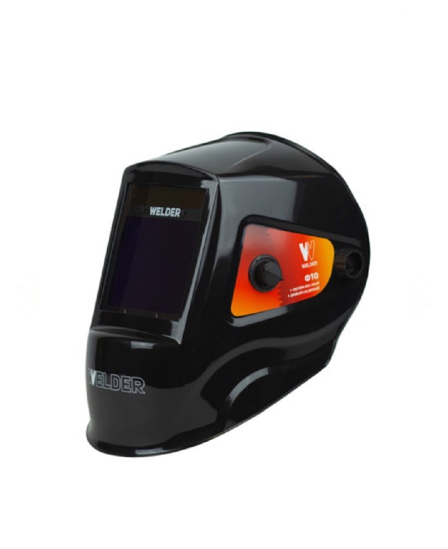 фото Маска сварочная WELDER ULTIMA Ф10 Хамелеон 103x90 мм, DIN 4/5-8/9-13 (Внеш. регулировка)