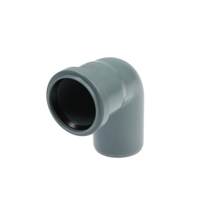 5 шт. Отвод канализационный внутренний, d 50 мм, 90град