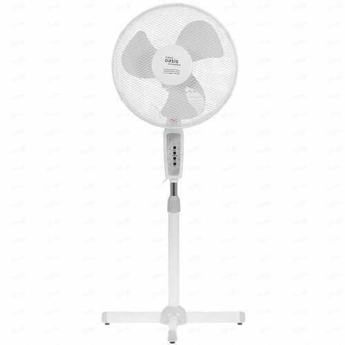 Вентилятор напольный 40Вт Оазис VF-40TW бело- серый 3 скорости ПДУ 711400₽