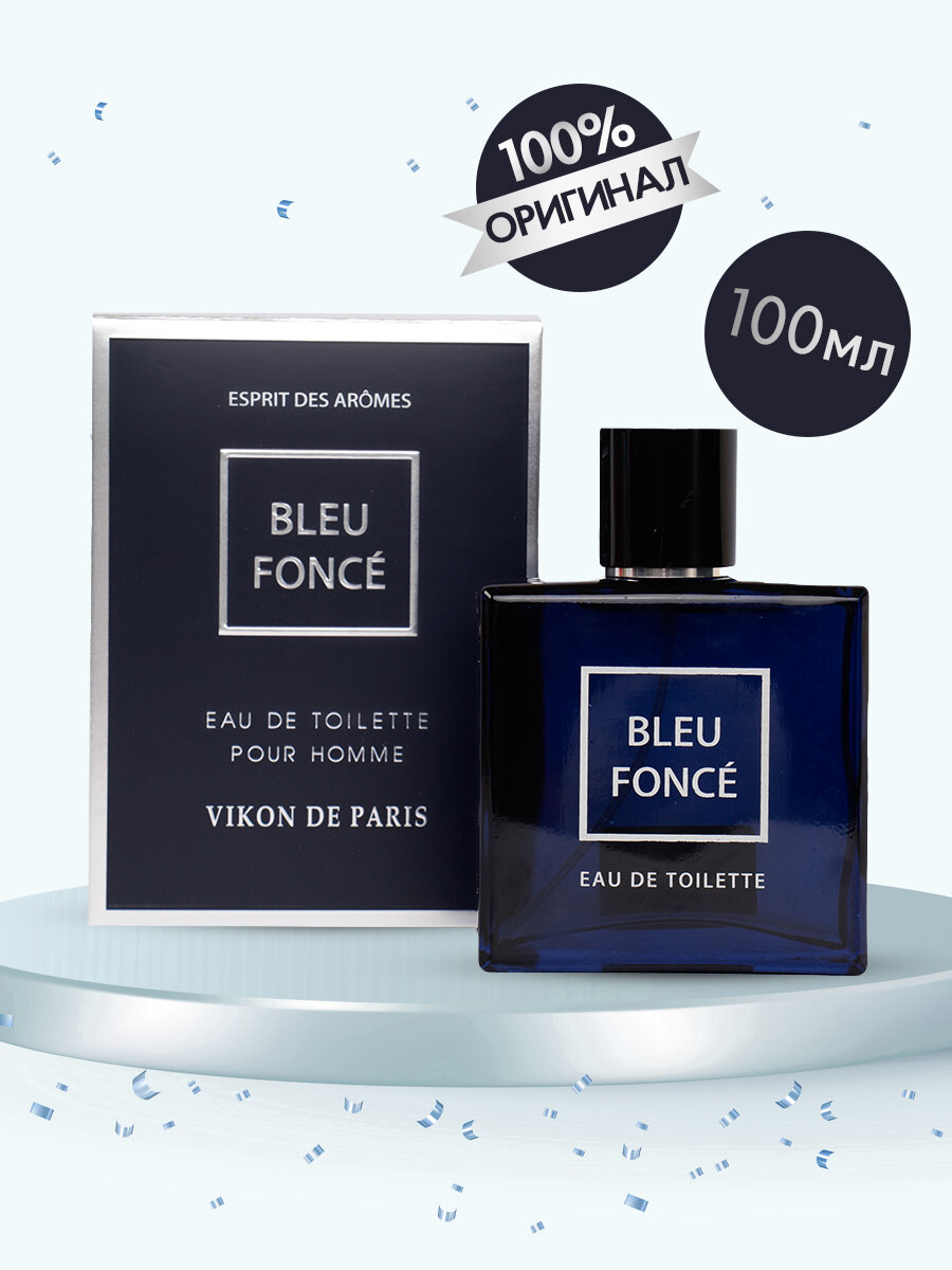 Новая Заря Туалетная вода "темно-синий" BLEU FONCE