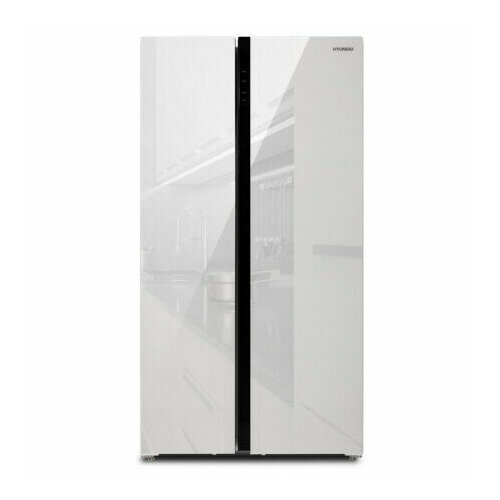 Холодильник Hyundai CS5003F белое стекло 8596000₽