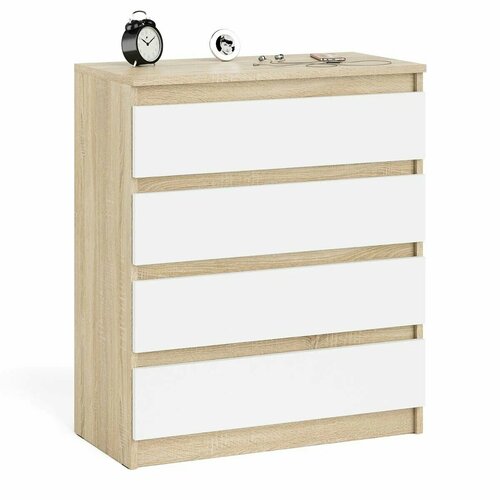 Комод без ручек сонома белый стиль Икеа 80x40x99 6990₽