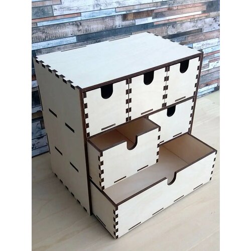 Artistic DAY Деревянный комодик для мелочей 6 ящиков