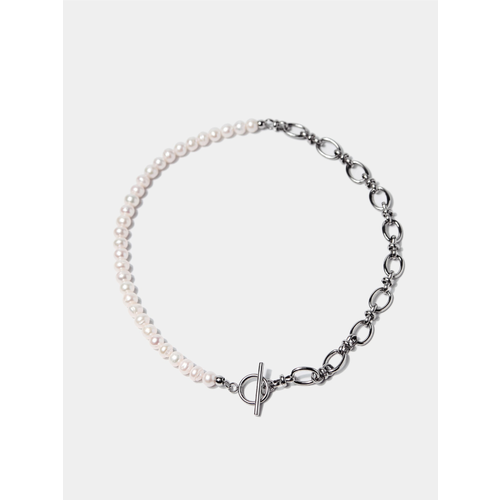 Чокер РЕСУРС жемчуг культивированный длина 40 см белыйсерый 6175₽