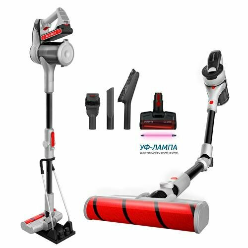 Вертикальный пылесос Polaris PVCS 5090 Clean Expert PRO, серый/черный — фото 1
