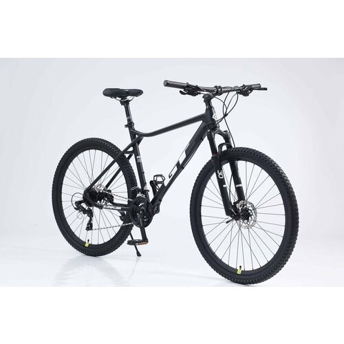 Велосипед GT Racermax Zasakr, 29", горный, рама алюминиевая, 24 скорости, Регулировка вилки, гидравлические тормоза черный