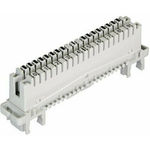 NMC-PL10-CU-10 Nikomax Плинт 10 пар категория 3 неразмыкаемый маркировка 09 1210₽