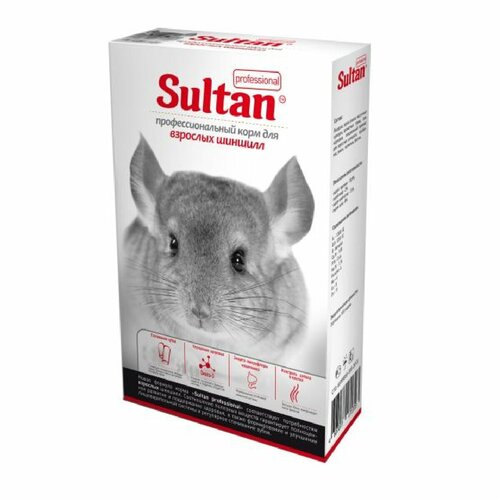 Sultan Premium Professional Корм для взрослых шиншилл 1кг 484₽