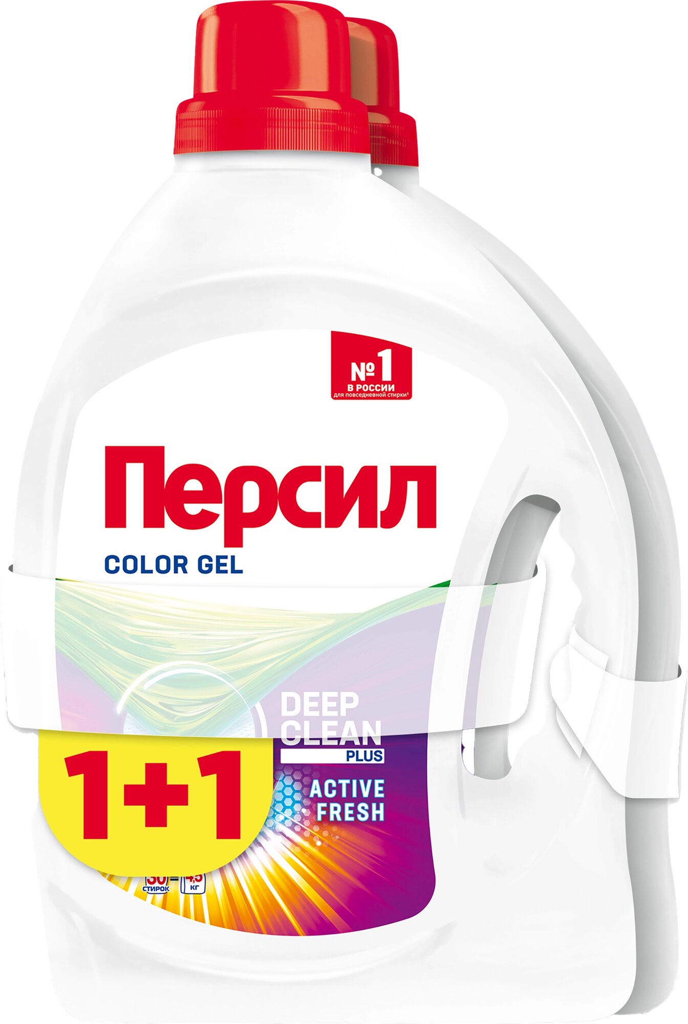 Гель для стирки цветного белья Персил, 2х1,95л, 60стирок