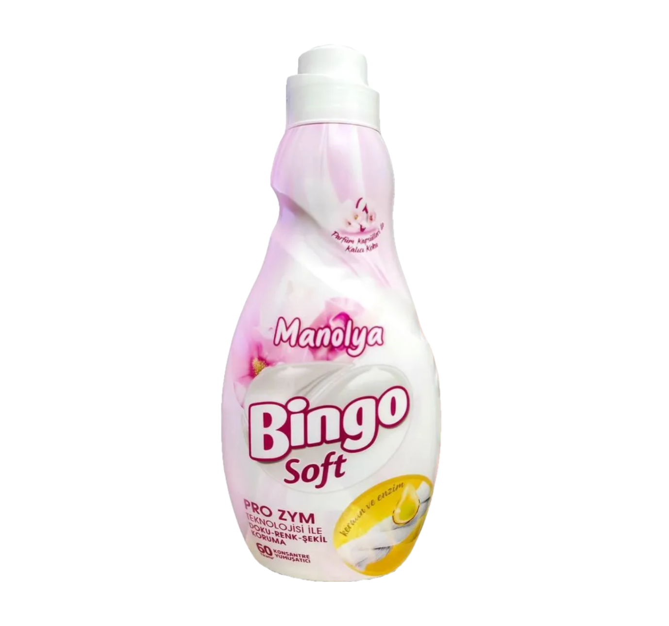 Концентрированный кондиционер для белья Bingo Soft Manolya (Магнолия) 1440 мл