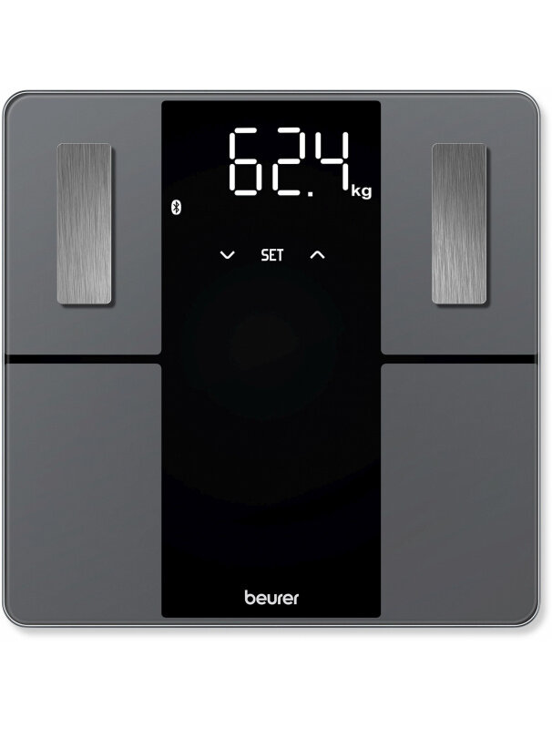 Весы напольные электронные Beurer BF 500 Super Black Edition черный (760.11)
