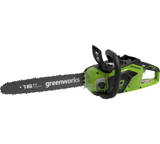 Цепная пила аккумуляторная GreenWorks GD40CS18 40V 40 см бесщеточная до 1.8 КВт с 1хАКБ 2Ач c USB и ЗУ 2005807USB2