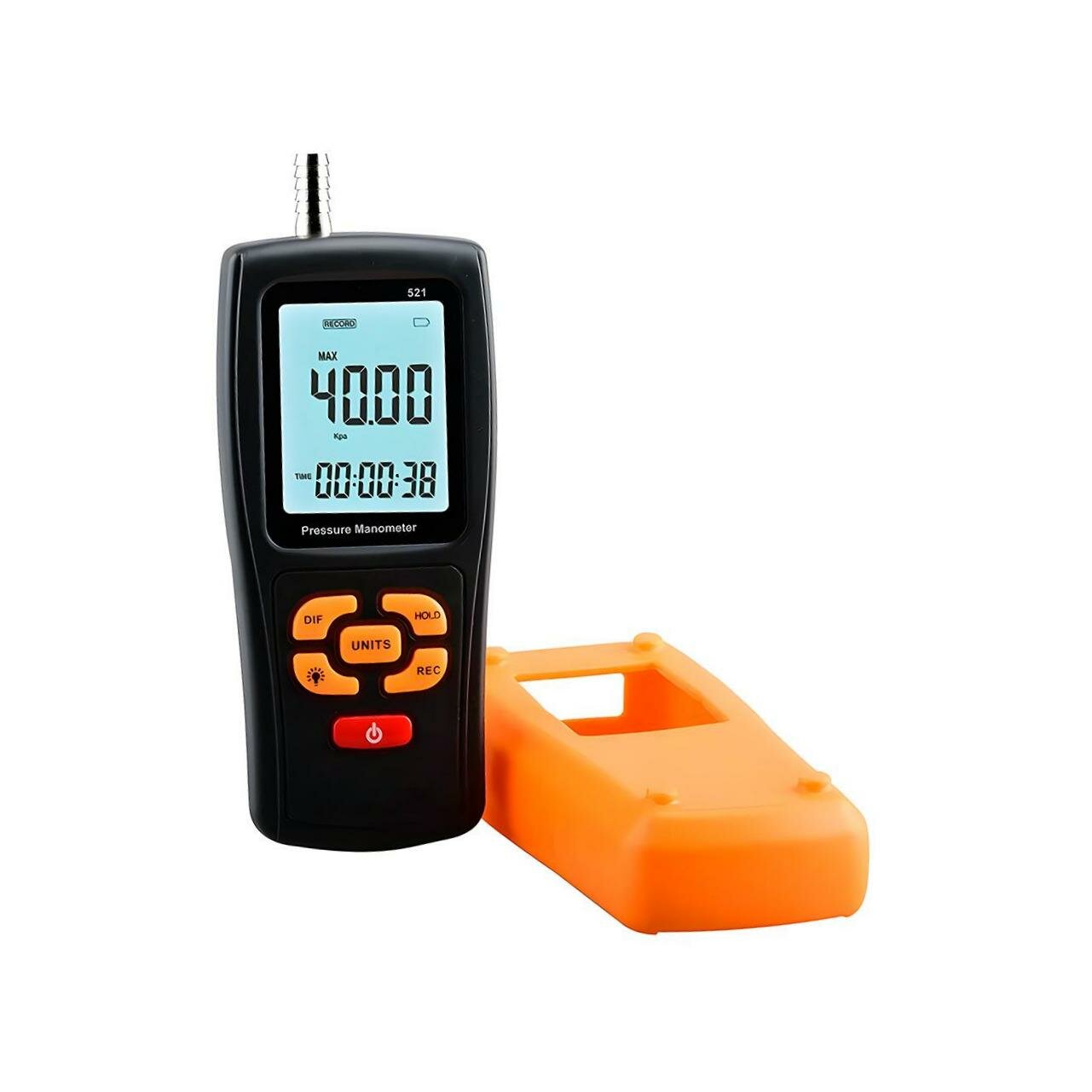 Манометр до 35кпа HT Model: GM(521) с ЖК-дисплеем и с подсветкой - дифференциальный измеритель давления воздуха и давления газовых сред — фото 1