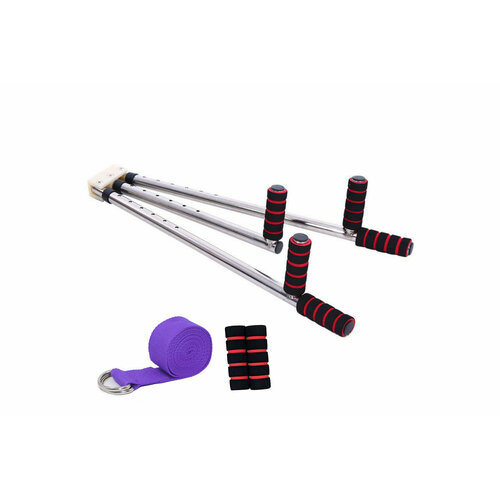 Тренажер GCsport для растяжки шпагата складной универсальный серебристый 14кг 1990₽