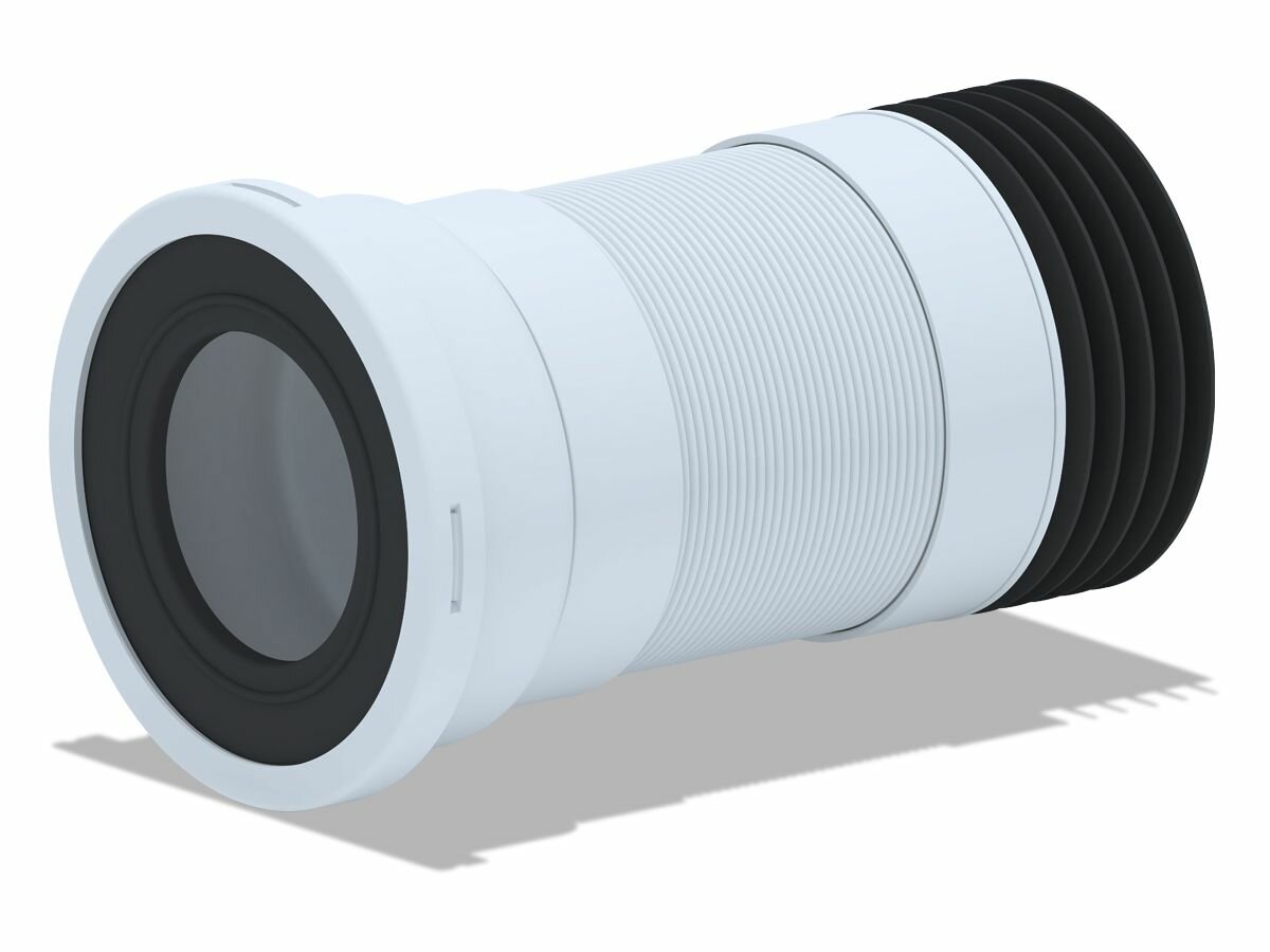 Гибкий удлинитель для унитаза выпуск 110 340-810мм АНИ K728R