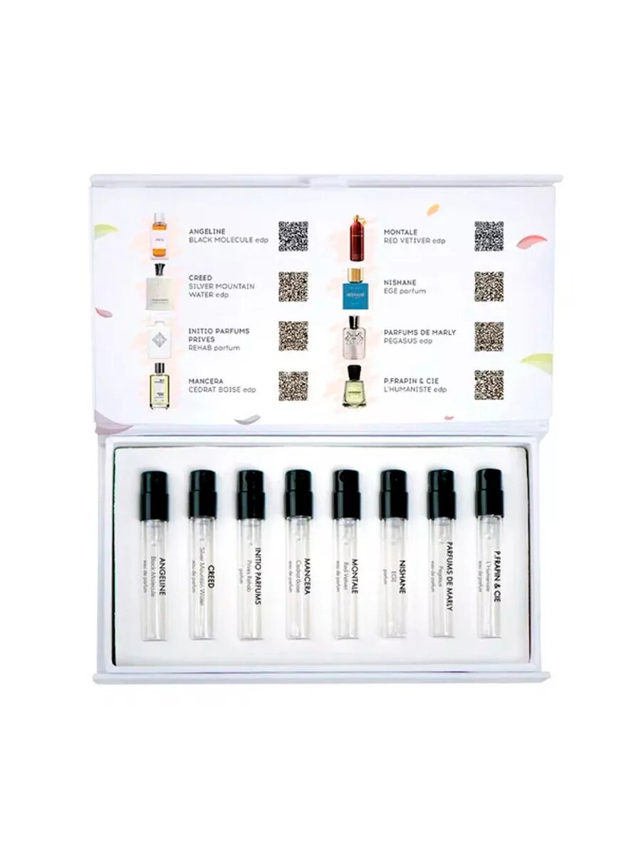 Набор одеколонов Aroma Box "Водолей", мужской, 1.5 мл, 8 штук