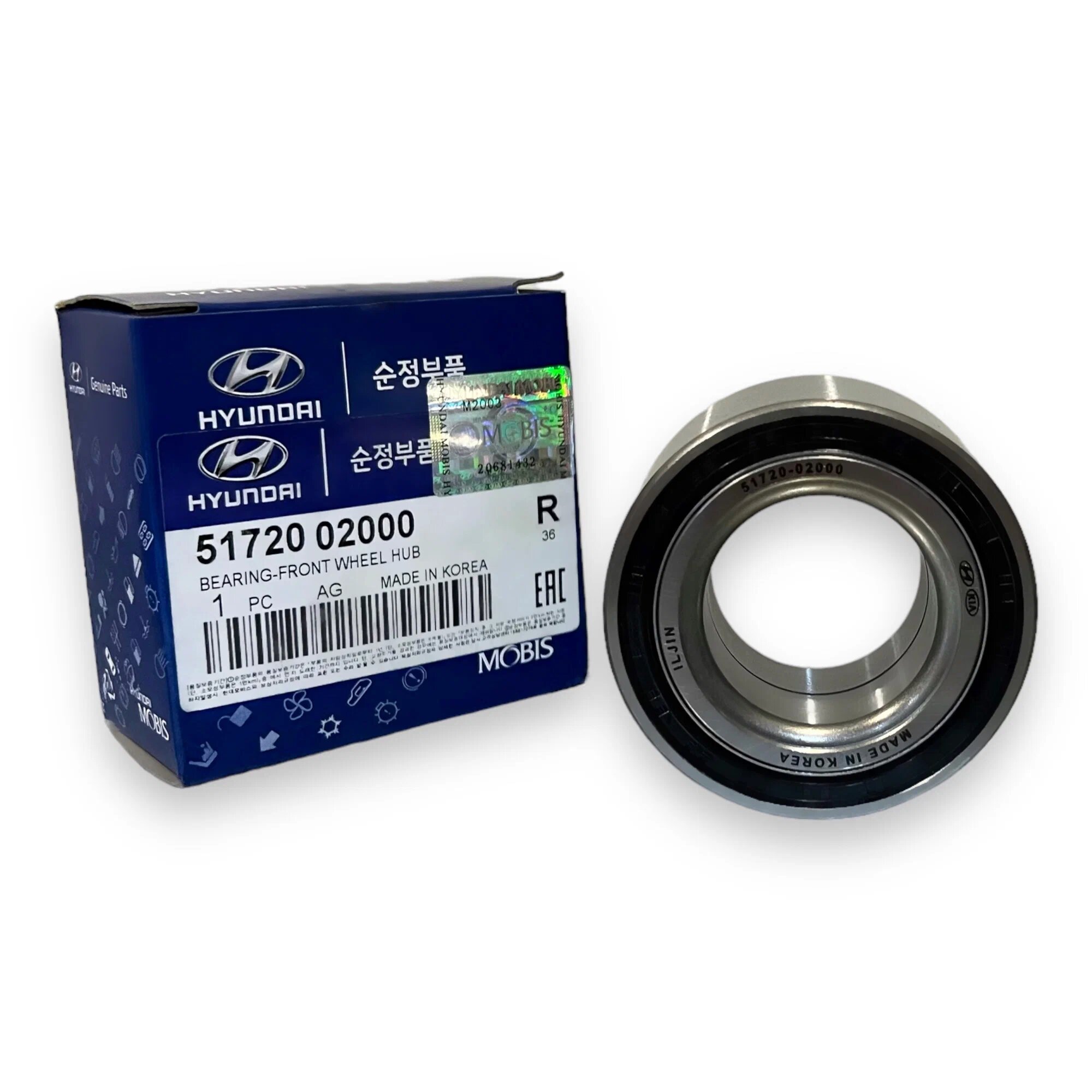 Подшипник передней ступицы 5172002000 Hyundai/Kia оригинал