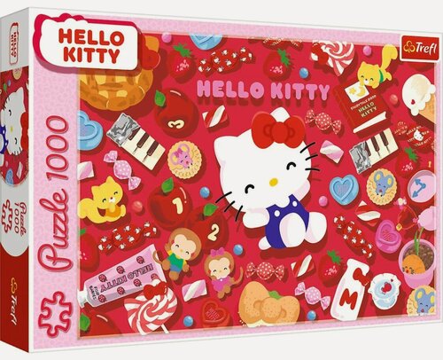 Изображение товара Пазл для взрослых Trefl 1000 деталей, элементов: Hello Kitty