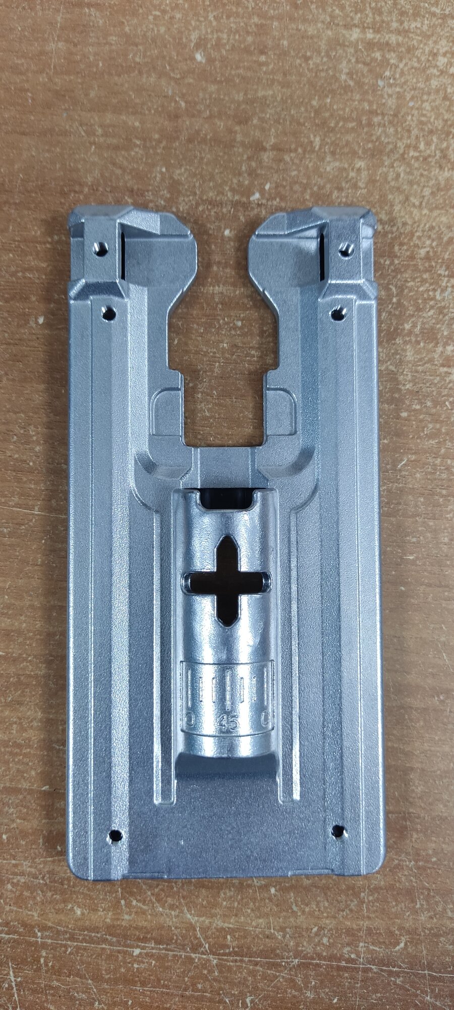 Подошва в сборе дюралевая для лобзика Makita 4329 ( 317796-9 + 345441-6 )