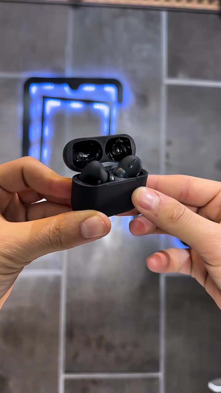 Наушники беспроводные Pods Pro 2, Hi-Tech, Bluetooth , влагозащита Black — фото 1