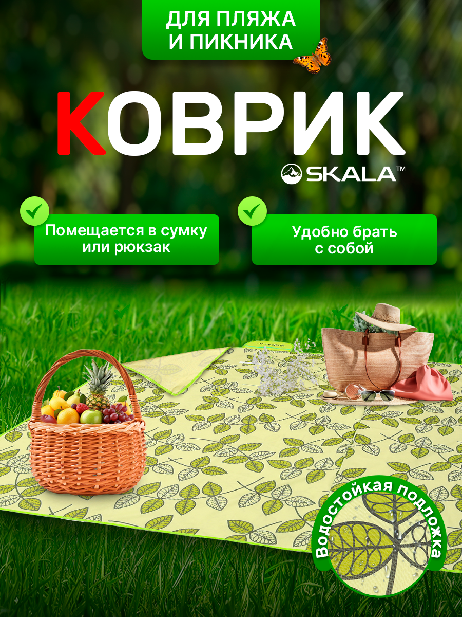 Коврик туристический 